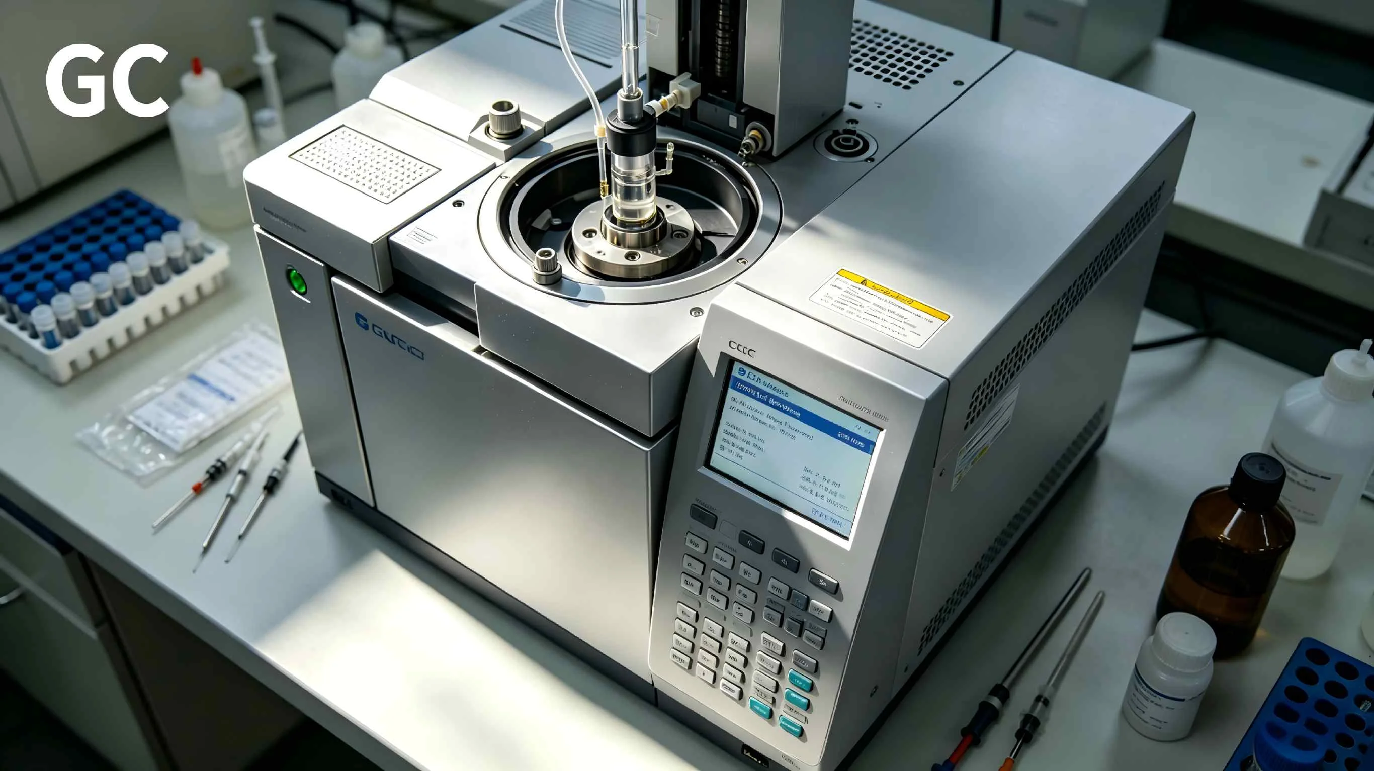 Gas Chromatography GC instrument for residual solvent and volatile compound testing